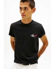 Tommy Jeans Camiseta TJM Slim Sign Chest
