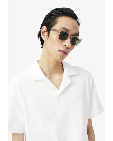 Lacoste Polo texturizado de corte clásico