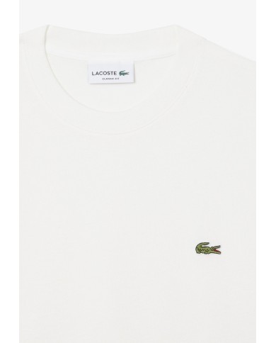 Lacoste Camiseta de piqué de lino y algodón grueso