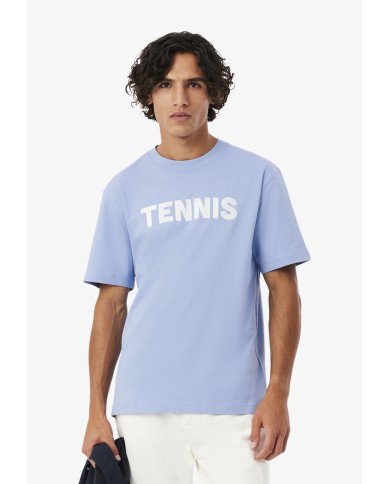 Lacoste Camiseta de algodón estampada