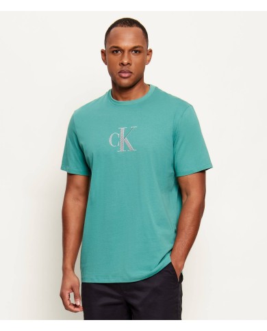 Calvin Klein Camiseta SS 30S Distress Monogram Graphic