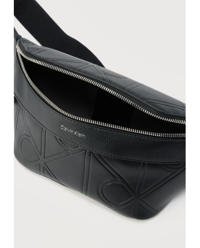 Calvin Klein Riñonera Emblem AOP Emboss Waistbag