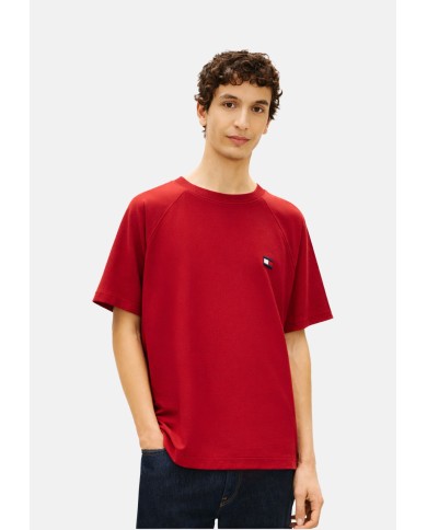 Tommy Hilfiger Camiseta amplia con mangas raglán