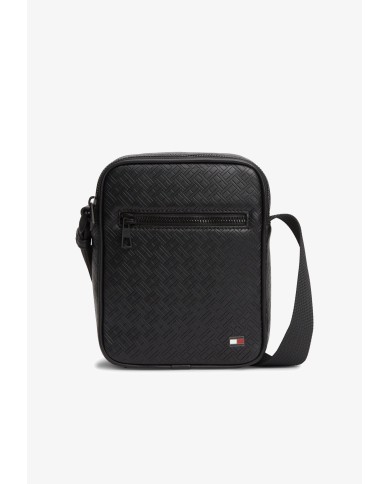 Tommy Hilfiger Bandolera TH Embossed Flag Mini Reporter