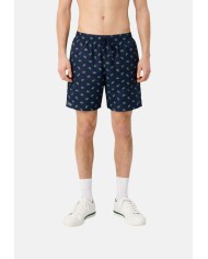 Lacoste Bañador con Estampado de Cocodrilos