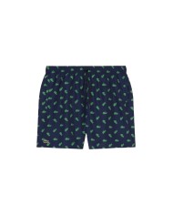 Lacoste Bañador con Estampado de Cocodrilos