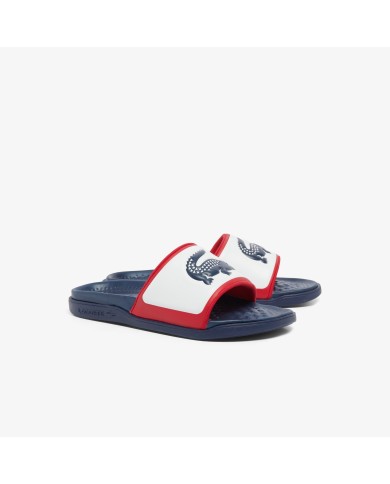 Lacoste Chanclas Slide Dual de hombre