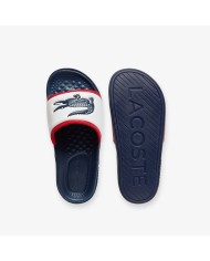 Lacoste Chanclas Slide Dual de hombre