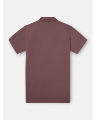 Silbon Polo clásico liso burdeos