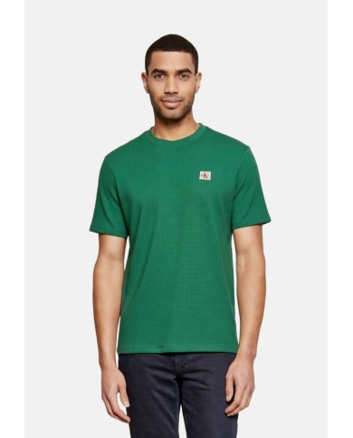 Calvin Klein Camiseta SS Wafle Badge Crew