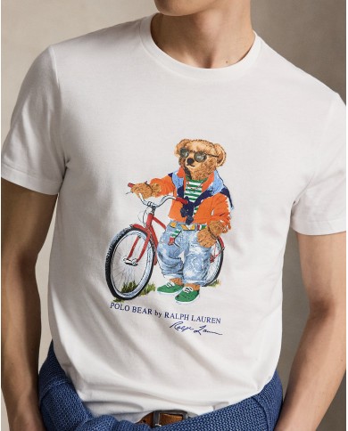 Ralph Lauren Camiseta Polo Bear de corte entallado personalizada