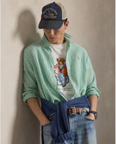 Ralph Lauren Camiseta Polo Bear de corte entallado personalizada