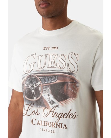 Guess Camiseta SS CN Satin Patch Tee