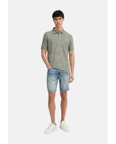 Guess Polo SS All Over Jacquard Modal