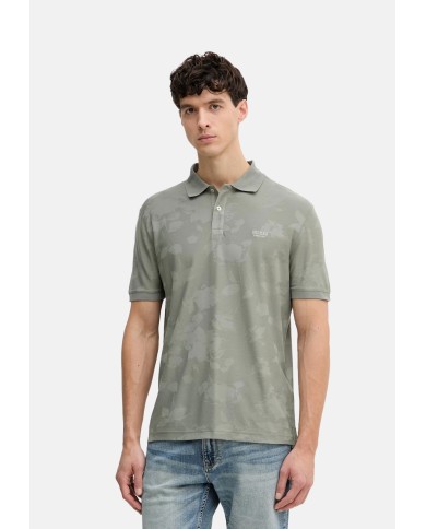 Guess Polo SS All Over Jacquard Modal