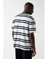 Guess Camiseta SS Vintage Stripes Knit Top