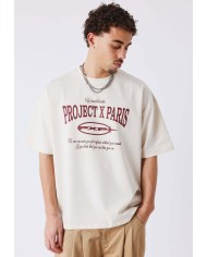 Project X Paris Camiseta Manches Courtes Varsity