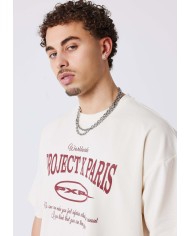 Project X Paris Camiseta Manches Courtes Varsity