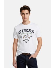 Guess Camiseta CN SS Flags And Cord Tee