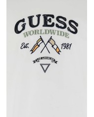 Guess Camiseta CN SS Flags And Cord Tee