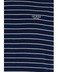 Guess Camiseta CN SS Indigo Stripes Embro Tee