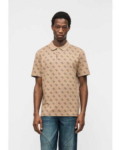 Guess Polo SS All Over 4G Jacquard