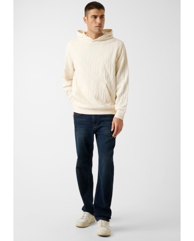 Guess Sudadera capucha LS Allover Jacquard Hoodie