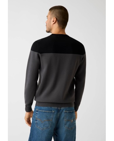 Guess Jersey Kantu CN Locking Logo Sweater