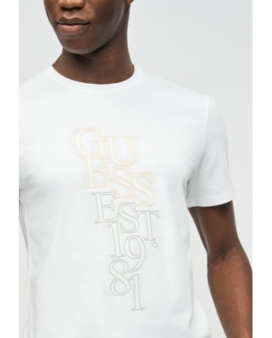 Guess Camiseta CN SS Logo Perspective Tee