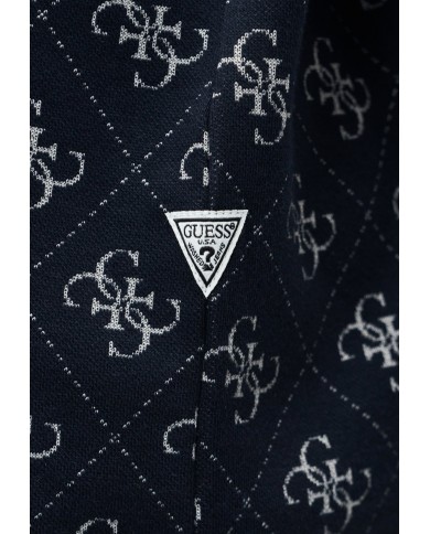 Guess Camiseta CN SS Jacquard 4G Knit Top