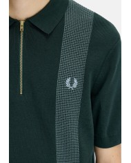 Fred Perry Polo Panel Knnited Shirt