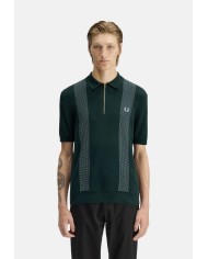 Fred Perry Polo Panel Knnited Shirt