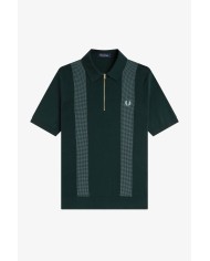 Fred Perry Polo Panel Knnited Shirt
