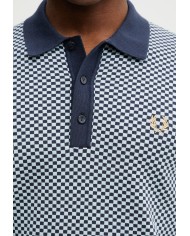 Fred Perry Polo Chequerdoard Knitted Shirt
