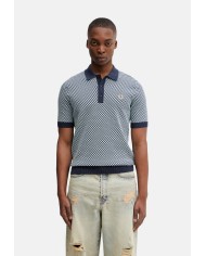Fred Perry Polo Chequerdoard Knitted Shirt