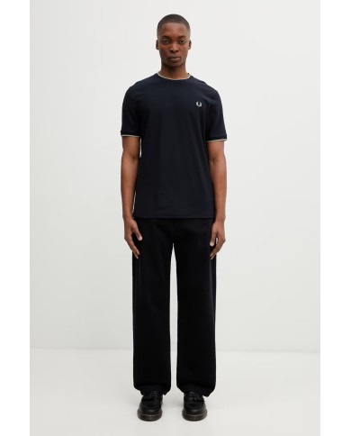 Fred Perry Camiseta Trim Detail Crepe Pique TShirt