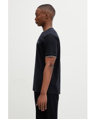 Fred Perry Camiseta Trim Detail Crepe Pique TShirt