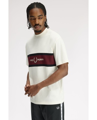 Fred Perry Camiseta Embroidered Panel T-Shirt