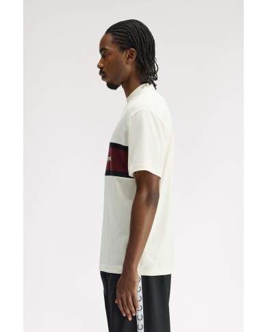Fred Perry Camiseta Embroidered Panel T-Shirt