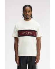 Fred Perry Camiseta Embroidered Panel T-Shirt