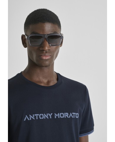 Antony Morato Camiseta Regular Fit de algodón con logotipo
