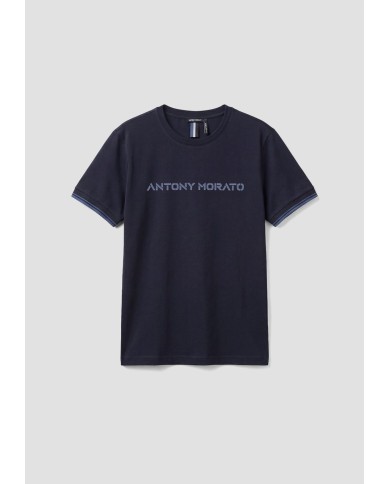 Antony Morato Camiseta Regular Fit de algodón con logotipo