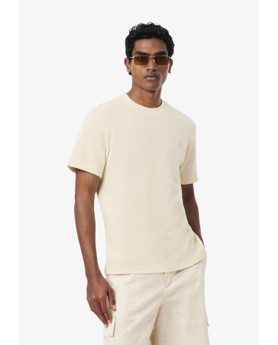 Lacoste Camiseta de algodón de encaje