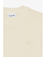 Lacoste Camiseta de algodón de encaje