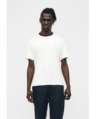 Lacoste Camiseta de algodón con contraste en el cuello