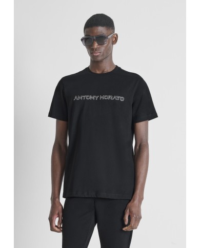 Antony Morato Camiseta Regular Fit de algodón con estampado logo