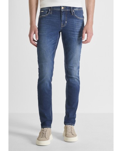 Antony Morato Pantalón Vaquero" OZZY" Tapered Fit Authentic Strecth Blue Denim