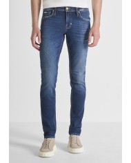 Antony Morato Pantalón Vaquero" OZZY" Tapered Fit Authentic Strecth Blue Denim