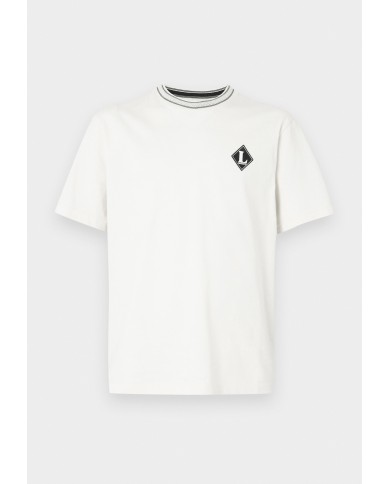 Lacoste Camiseta con insignia en contraste