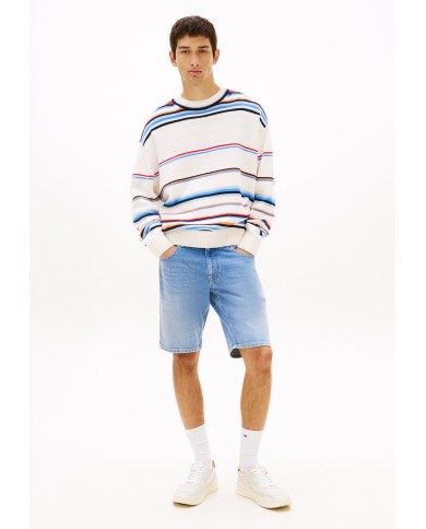 Tommy Jeans Bermuda Scanton Whiskered Slim Denim Shorts